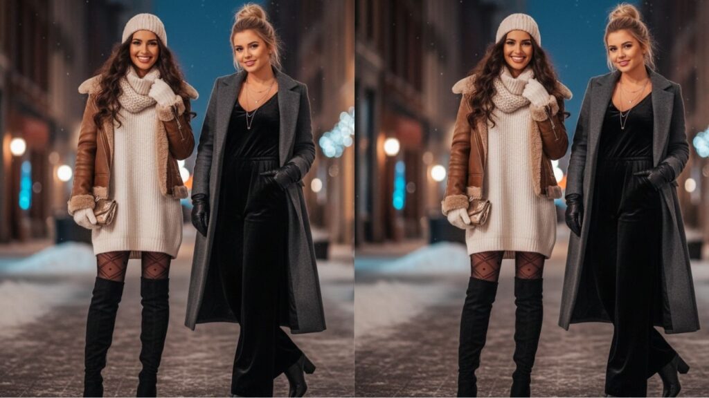 15 Winter Night Out Outfit Ideas