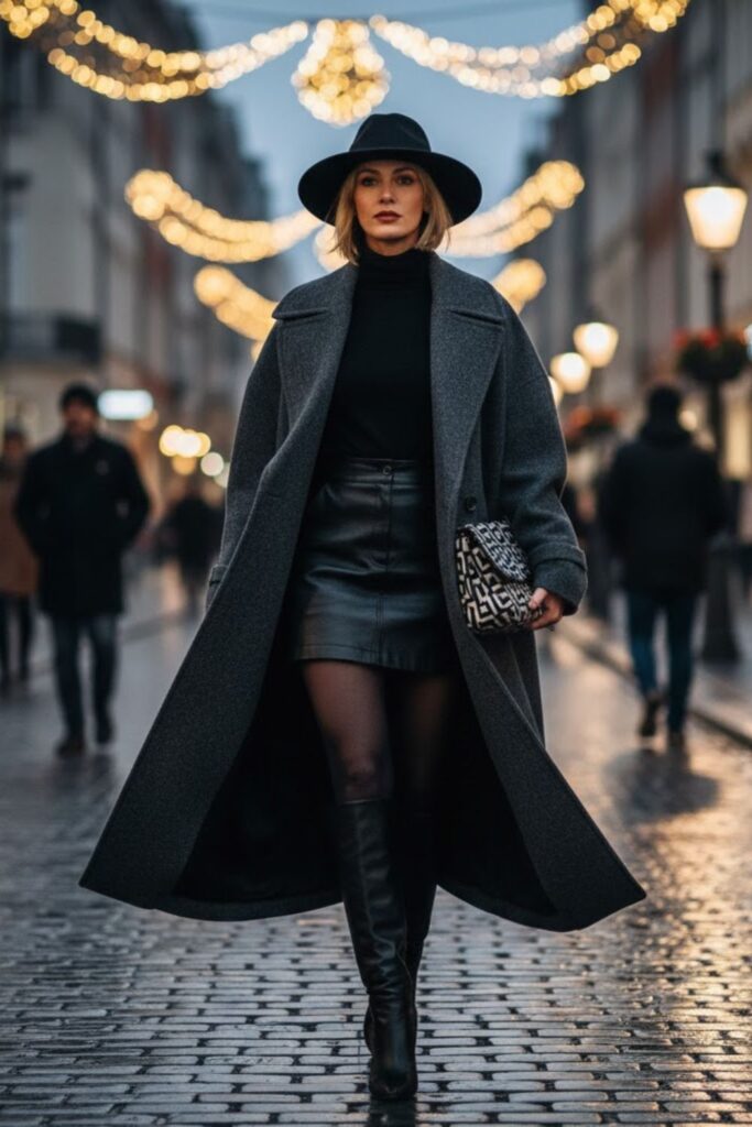 15. Oversized Coat and Statement Accessories