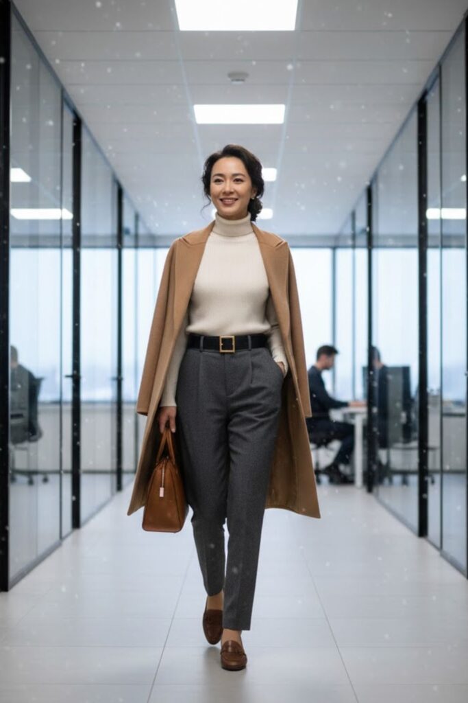 15. Sweater and Dress Pants Combo
