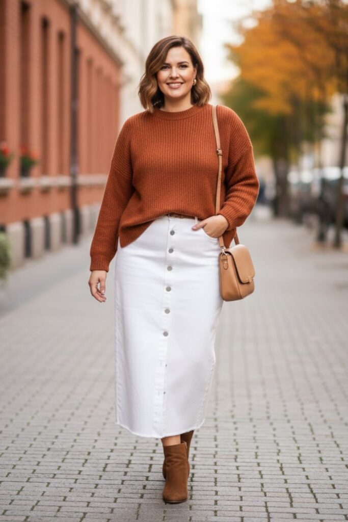 3. Cozy Chic with an Oversized Sweater