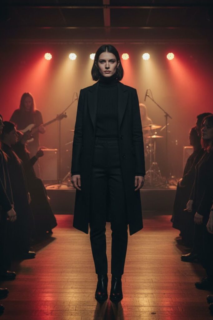 4. Minimalist Monochrome Ensemble