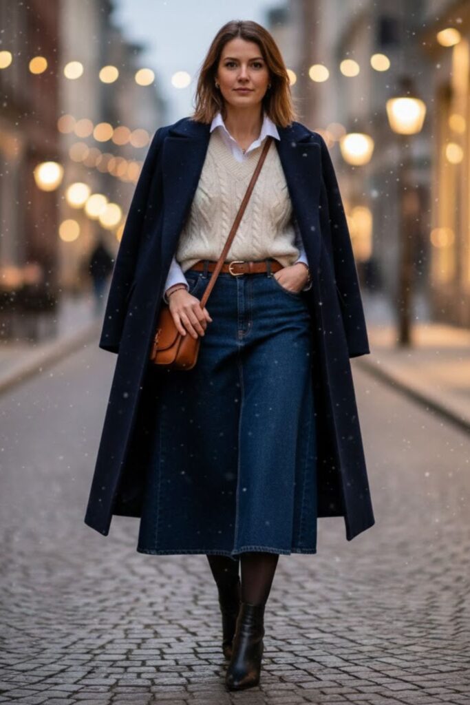 4. Sweater Vest and Button-Up Shirt