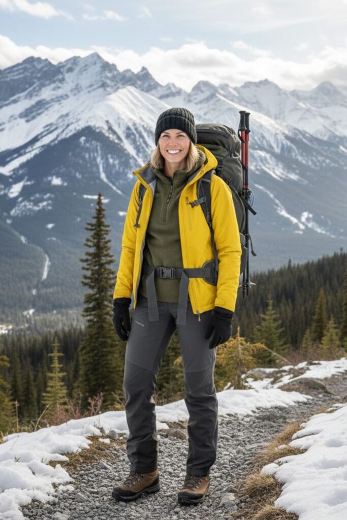 6. Layered Fleece Hoodie with Insulated Pants