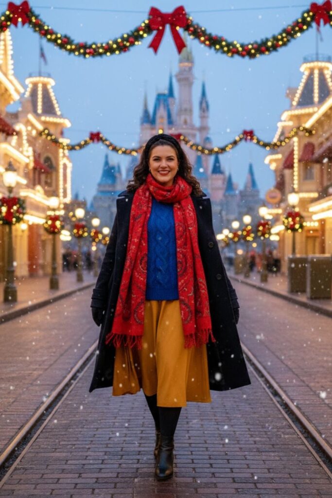 6. Snow White-Inspired Layered Look