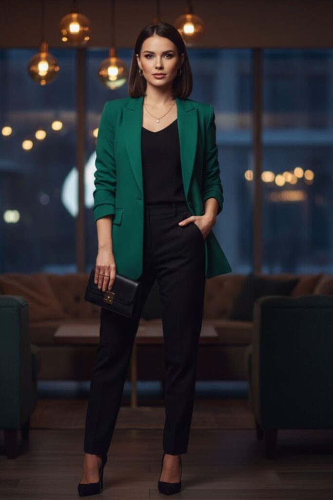 6. The Statement Blazer Look