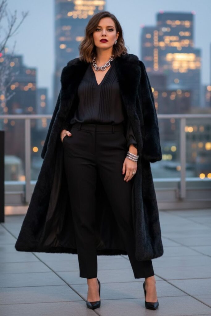 7. Monochrome Black Ensemble