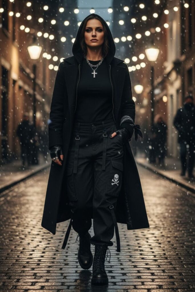 7. The All-Black Minimalist
