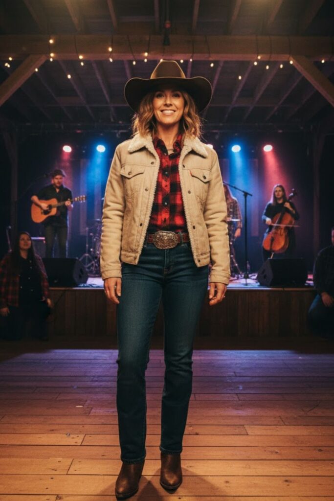 8. Western-Inspired Winter Look