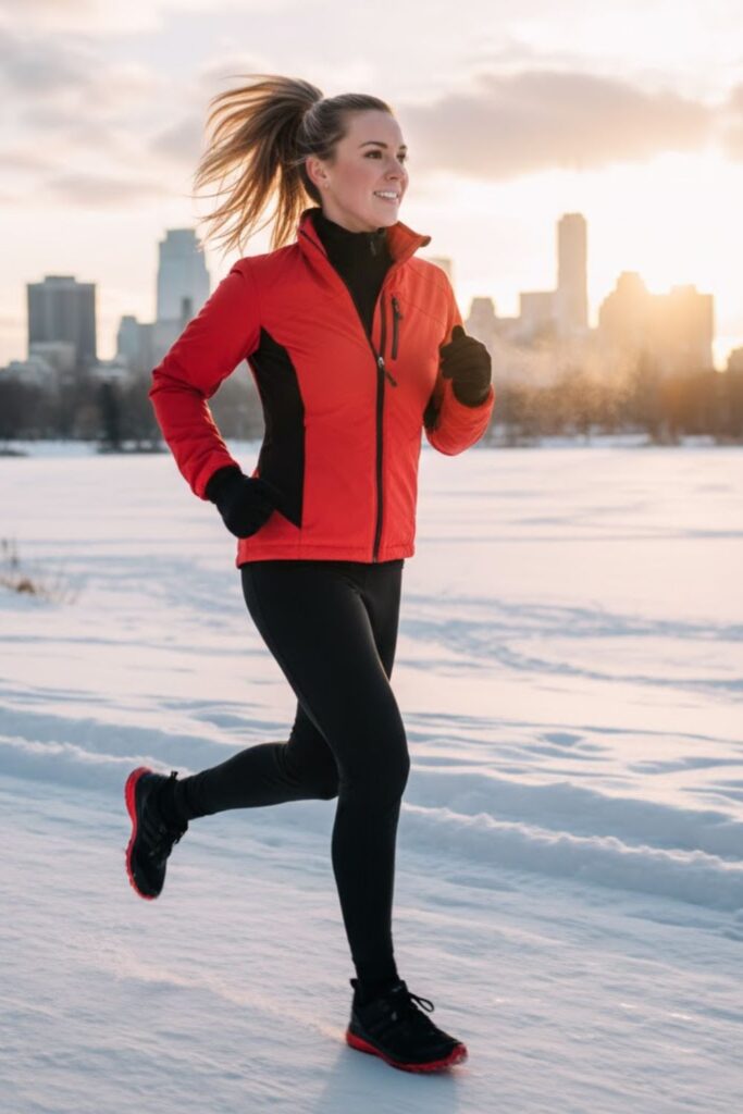 9. Sporty Red and Black Combo