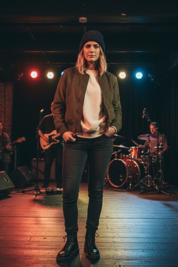 Bomber Jacket and Beanie