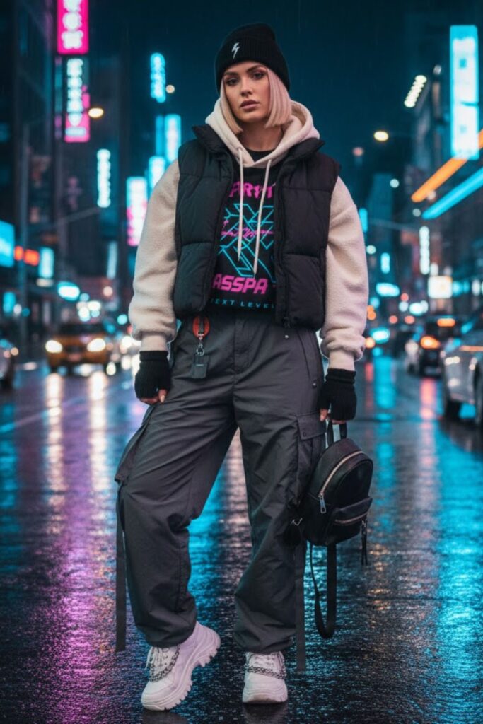 Cozy Streetwear Layered Outfit