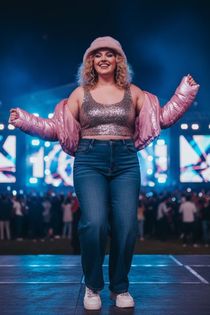 Glitter and Denim Fusion