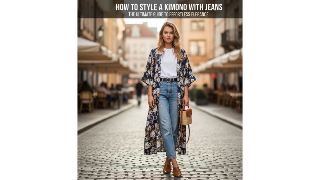 How To Style A Kimono With Jeans