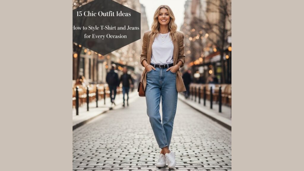 How to Style T-Shirt and Jeans