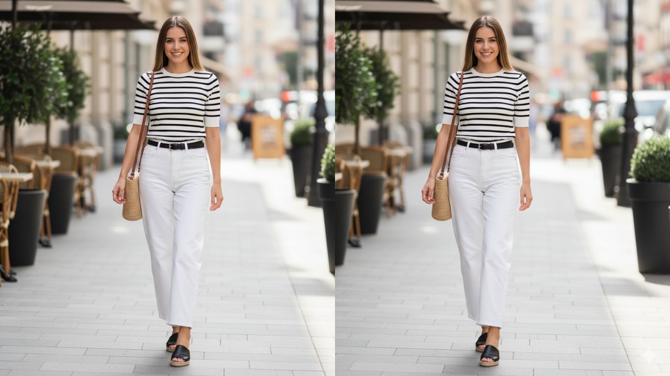 How to Style White Wide Leg Jeans: 15 Chic Outfit Ideas for Every Season