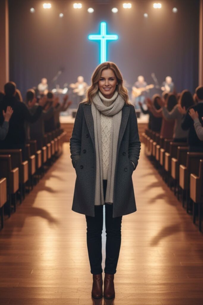 Peacoat and Turtleneck