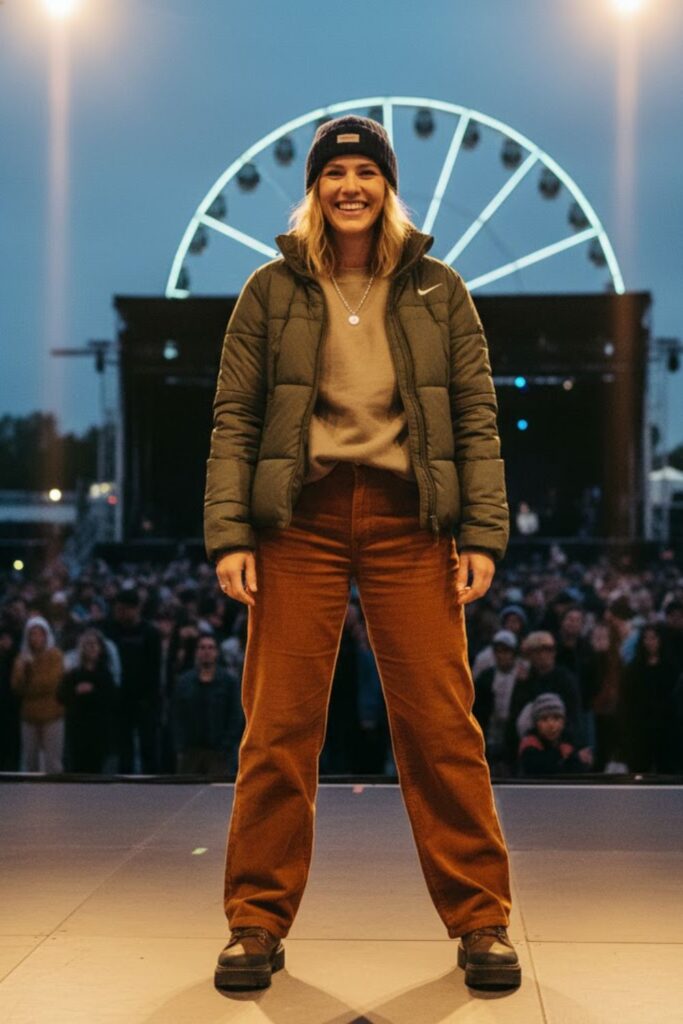 Puffer Jacket and Beanie Combo