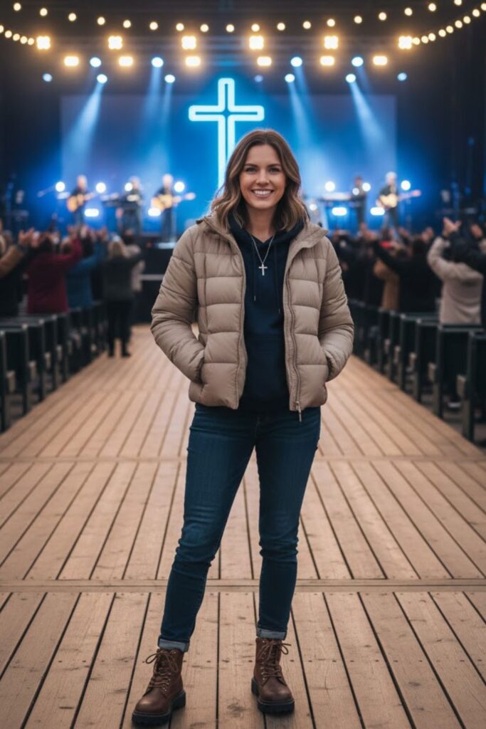 Puffer Jacket and Hoodie