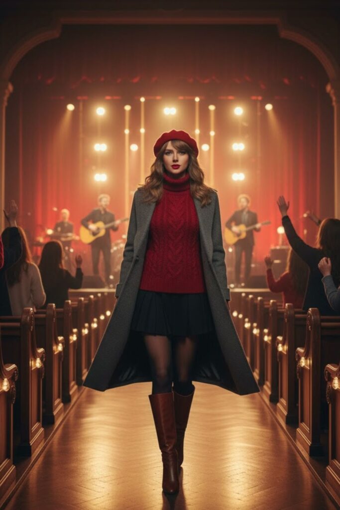 Red-Inspired Cozy Glam