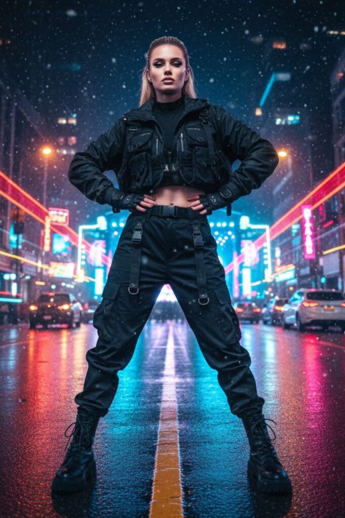 Techwear-Inspired Outfit