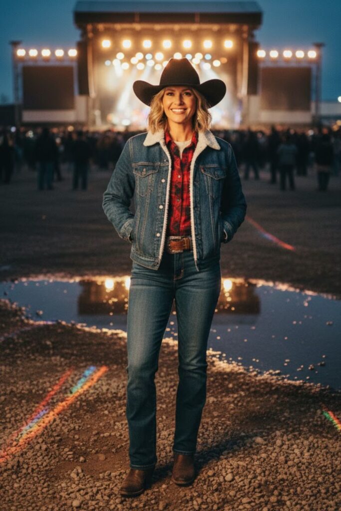 The Denim-on-Denim Look