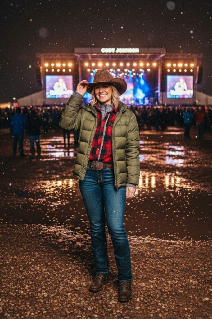 The Down Jacket Country Outfit