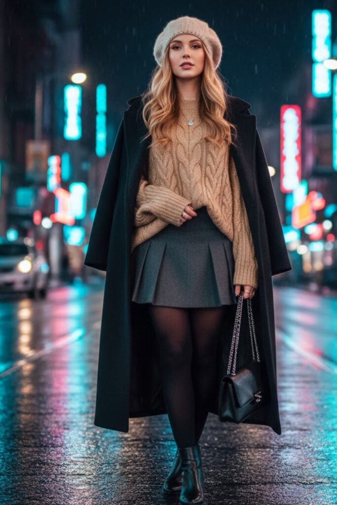 The Layered Knit Look