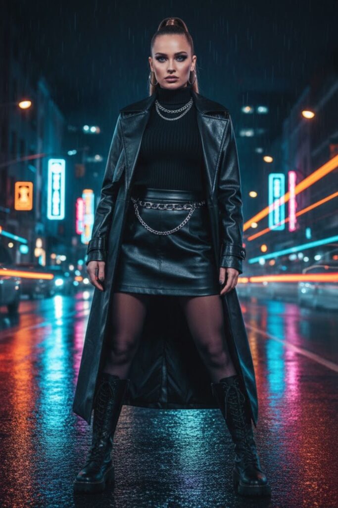The Leather on Leather Look