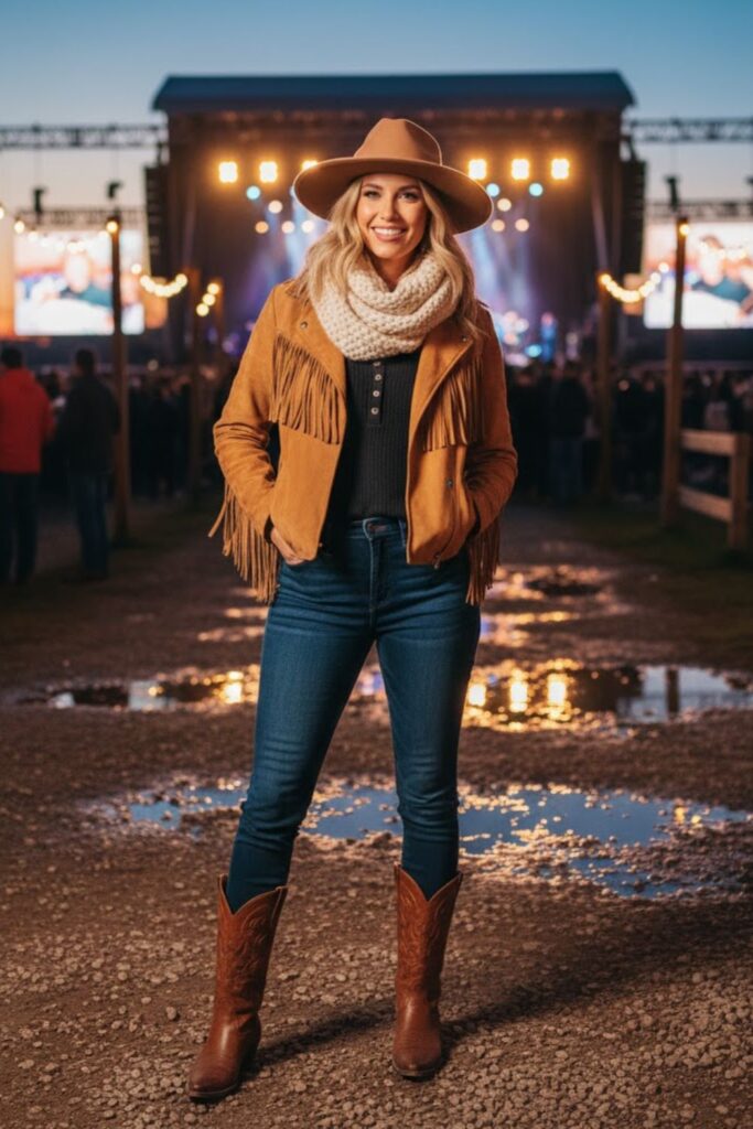 The Suede Jacket Ensemble