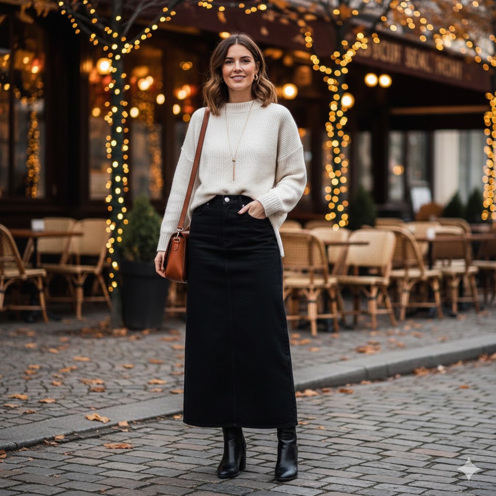 3. Cozy and Warm with an Oversized Sweater