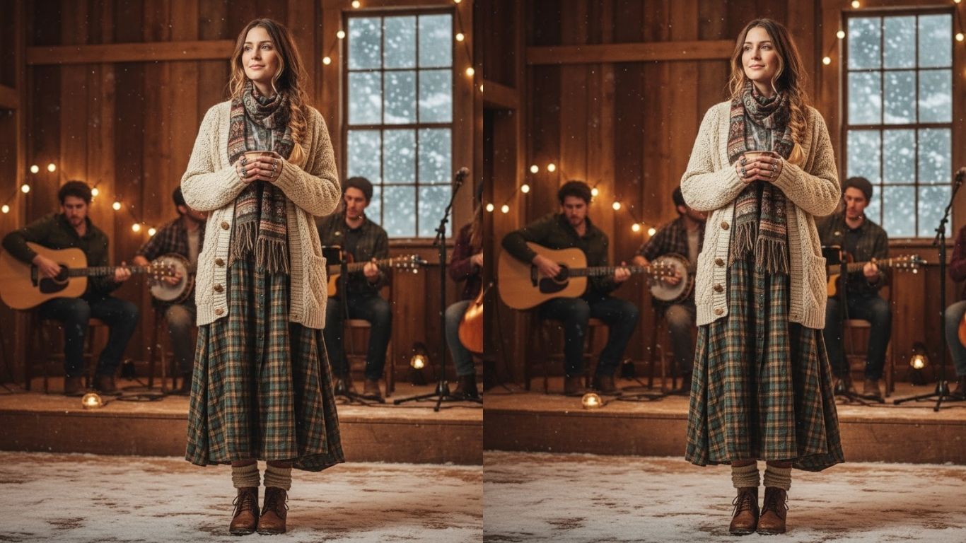 15 Folk Concert Outfit Ideas for Winter: Cozy, Artsy, and Soulfully Stylish Looks
