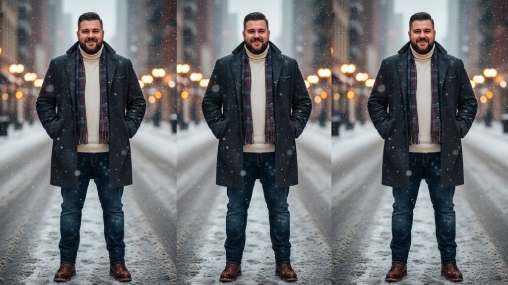15 Plus Size Men Winter Outfits