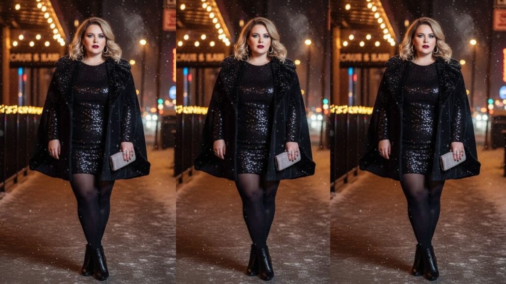 15 Plus Size Winter Club Outfits
