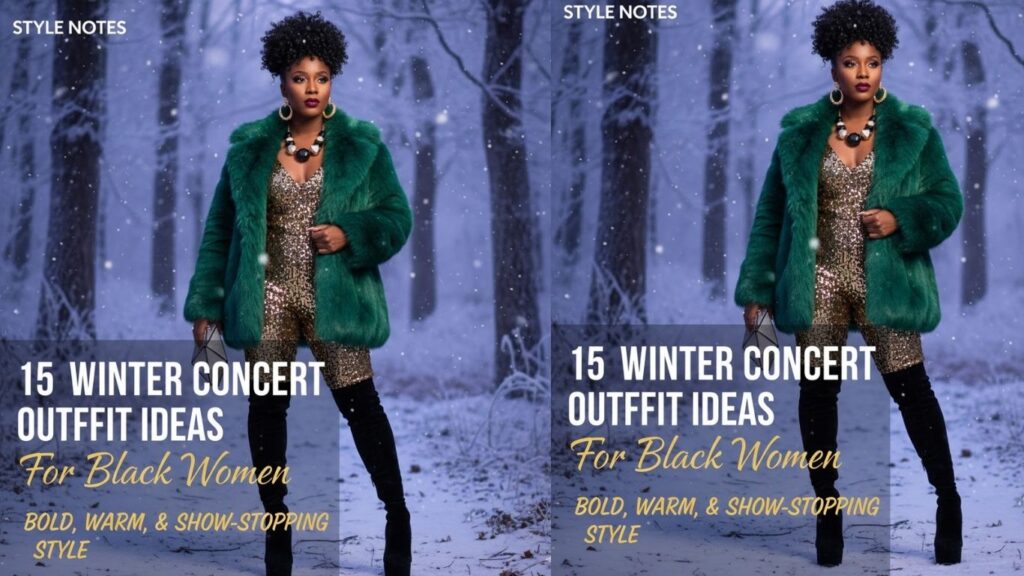 15 Winter Concert Outfit Ideas for Black Women