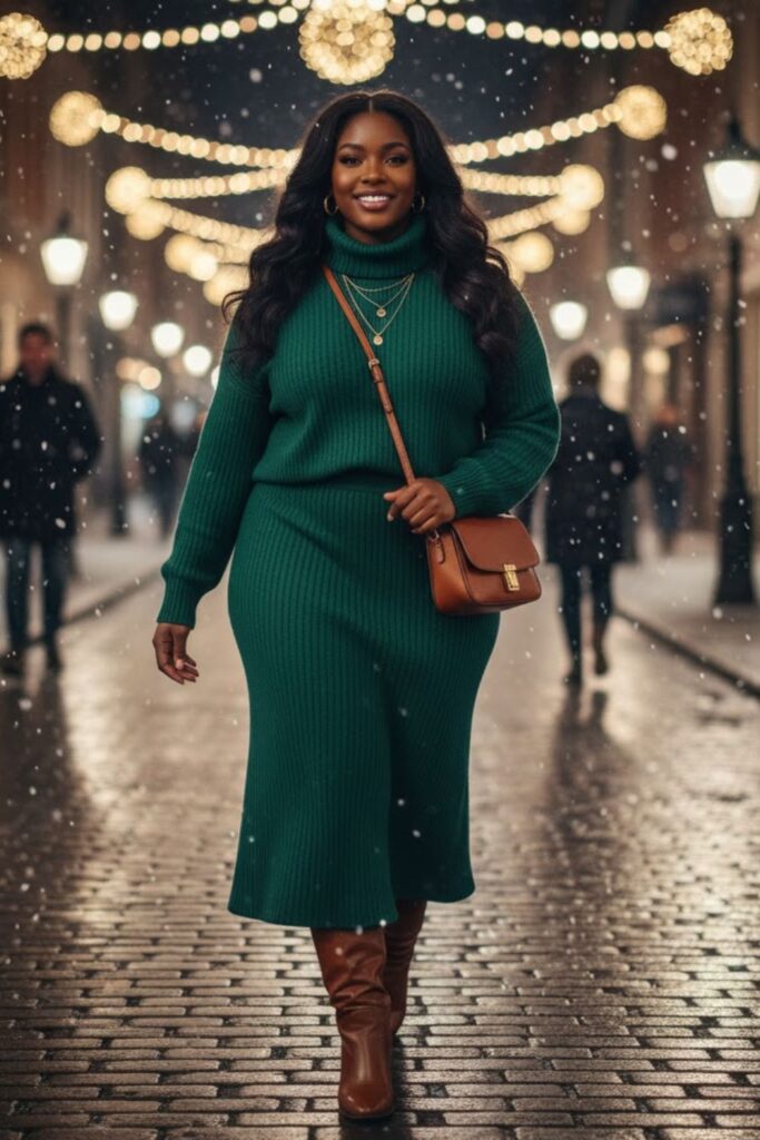 8. Matching Sweater and Skirt Set