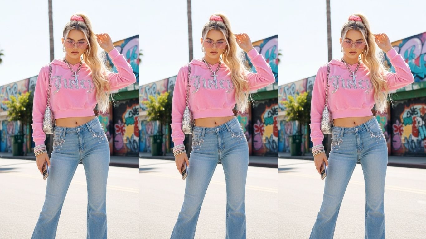 15 Juicy Couture Outfits With Jeans That Redefine Y2K Glam Style
