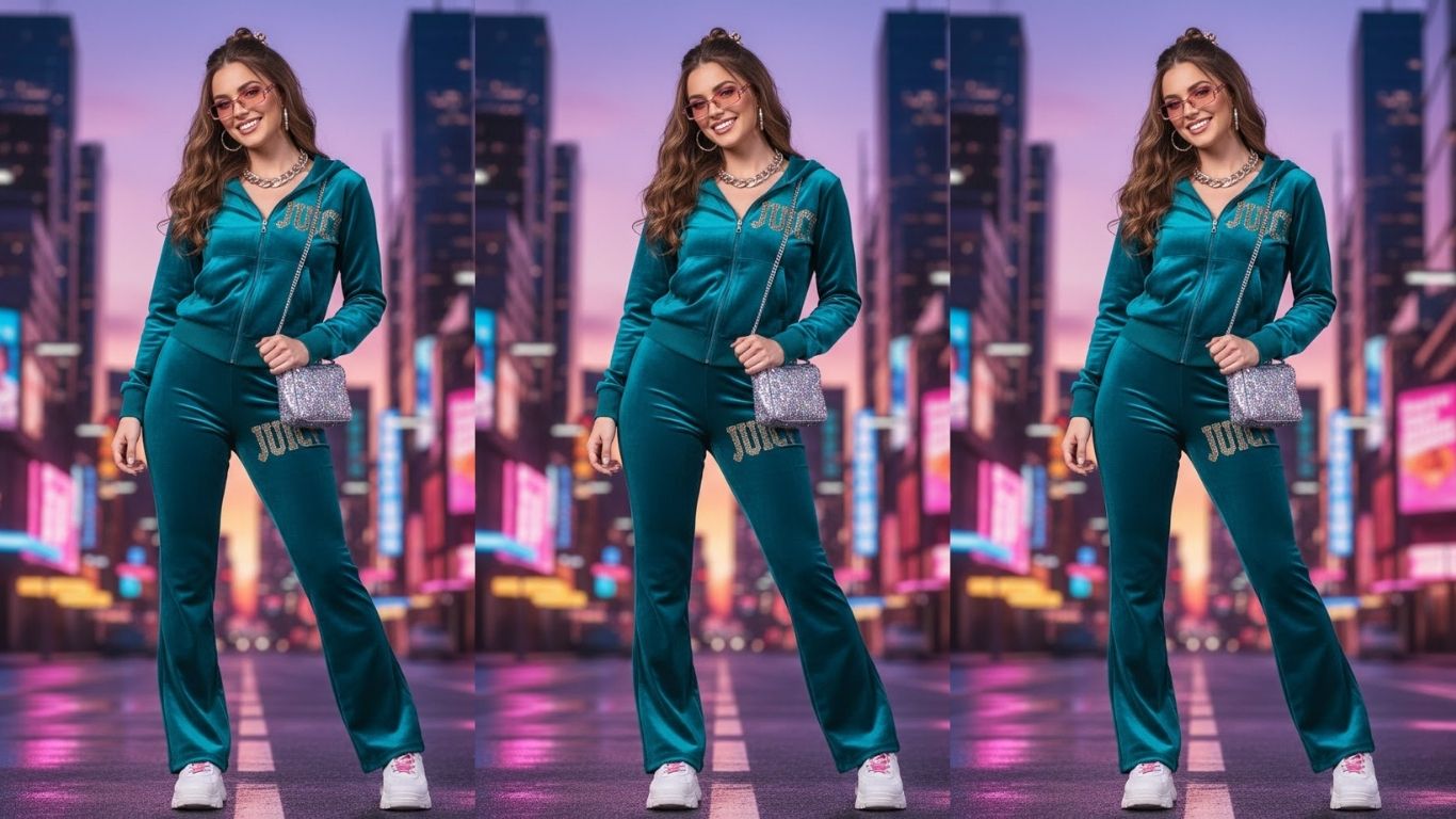 15 Juicy Couture Track Suit Outfits to Elevate Your Y2K Glam Style