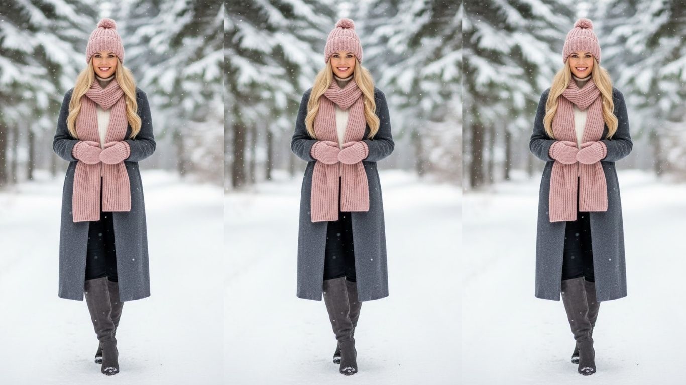 15 Pink And Grey Winter Outfit Ideas: Chic, Cozy & Stylish Looks