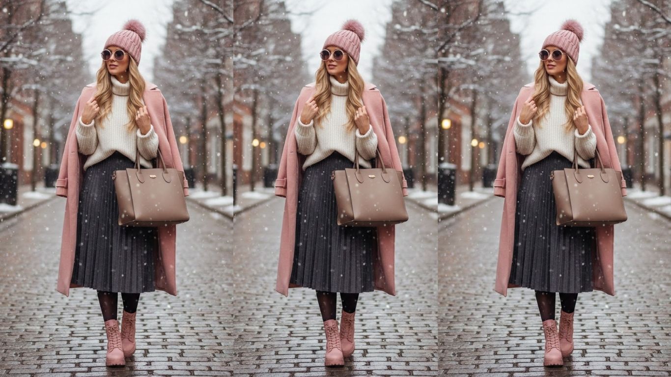 15 Pink Shoes Outfit Winter Ideas for Stylish Cold Weather Looks
