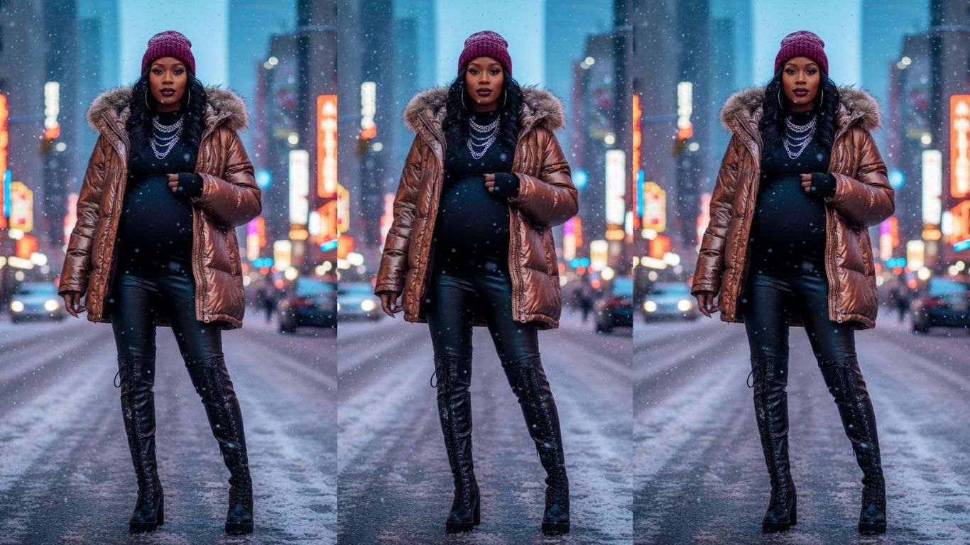 15 Pregnant Winter Baddie Outfits That Feel Confident And Chic