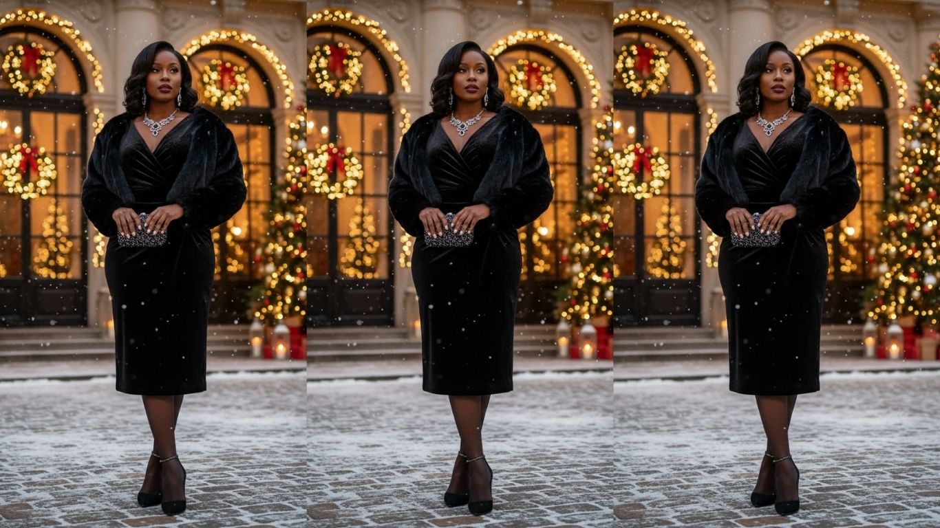 15 Winter Party Outfit Black Women Ideas for Stylish Cold Nights