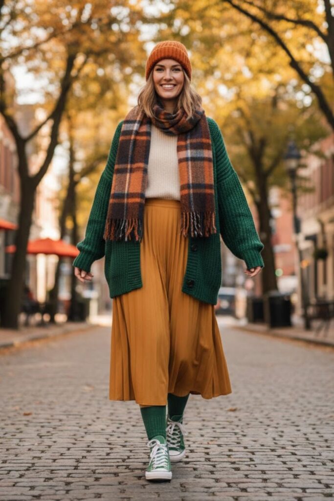 12. Layered Autumn Skirt