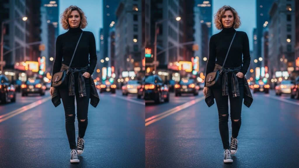 15 All Black Converse Outfit