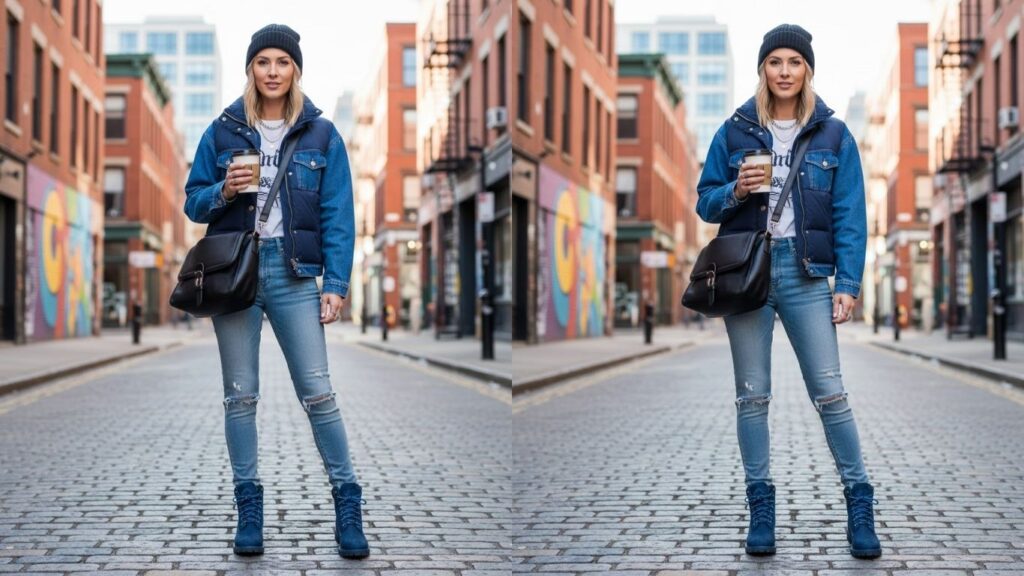 15 Blue Timberland Boots Outfits