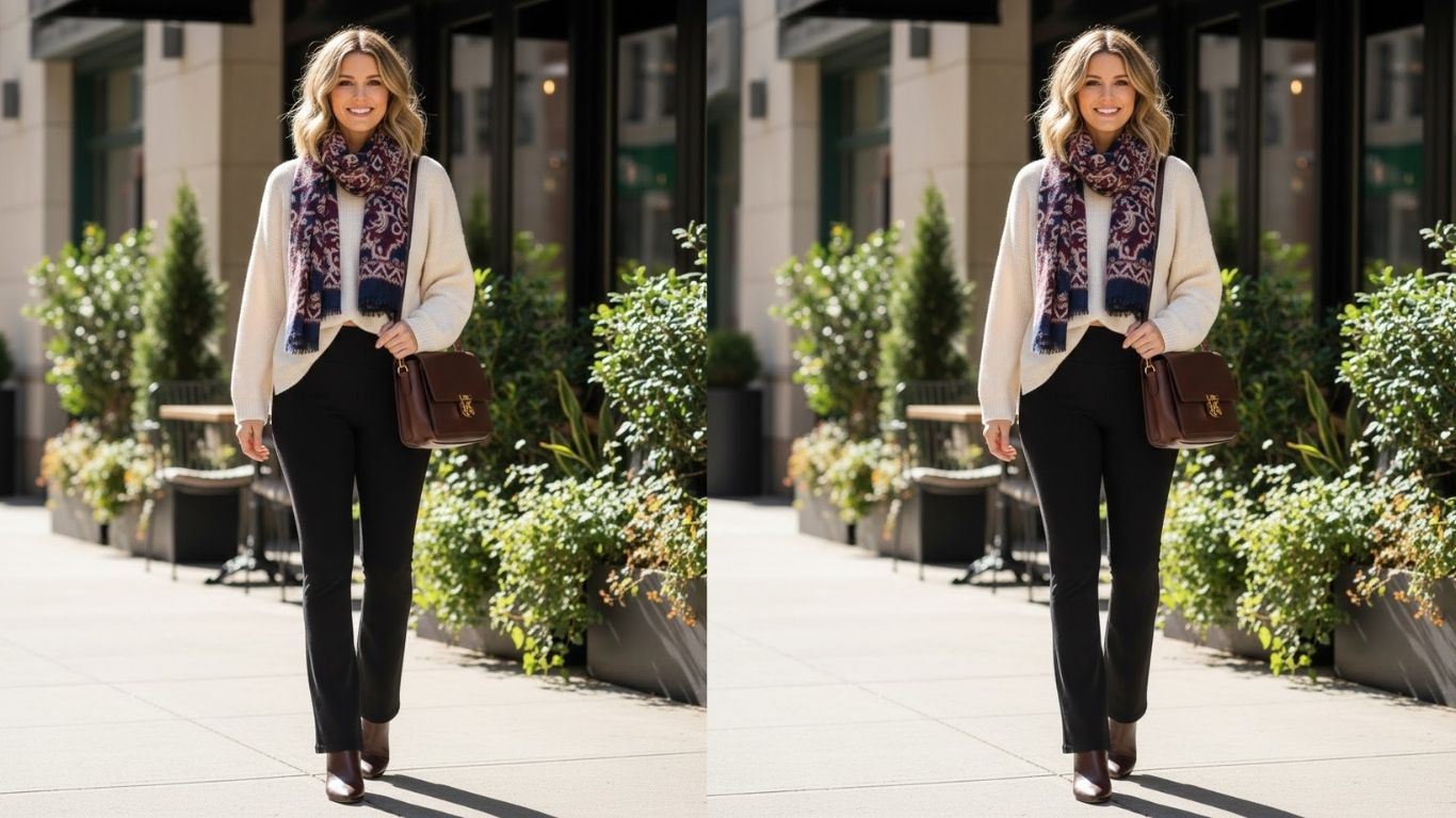 15 Chic Bootcut Leggings Outfit Ideas for Stylish Everyday Looks