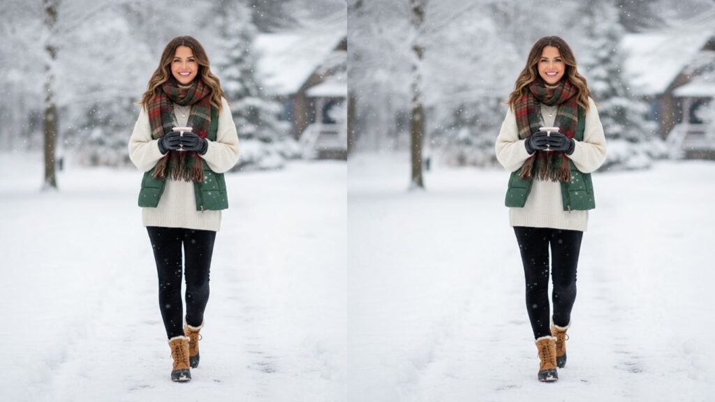 15 Cozy Fleece Leggings Outfit Ideas