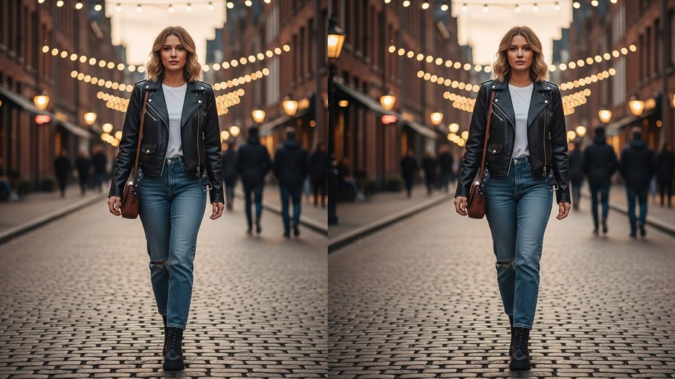 15 Faux Leather Jacket Outfits for Stylish Everyday Wear Look