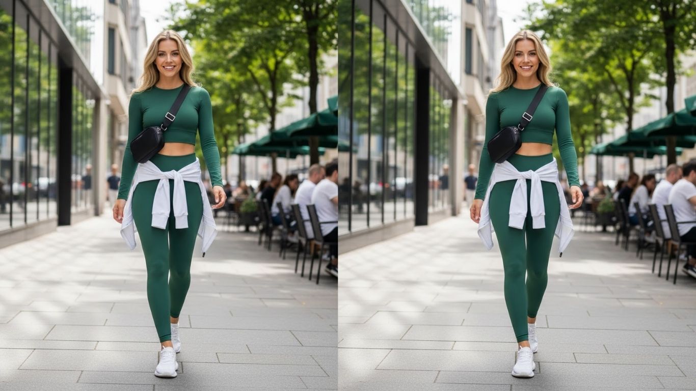 15 Green Leggings Outfits for Everyday and Active Style Inspiration