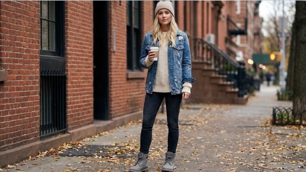 15 Grey Timberland Boots Outfit Ideas