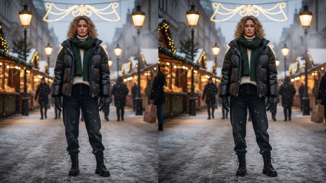 15 Leather Puffer Jacket Outfit Ideas to Stay Warm and Stylish